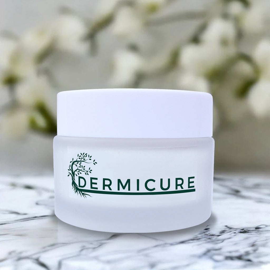Envase de Dermicure, crema de cuidado tópico de Alquimia Verde